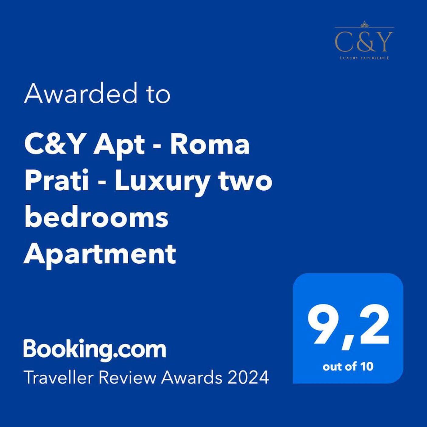 C&Y Apartments - Roma Prati - Luxury Double Studio With Kitchen Buitenkant foto