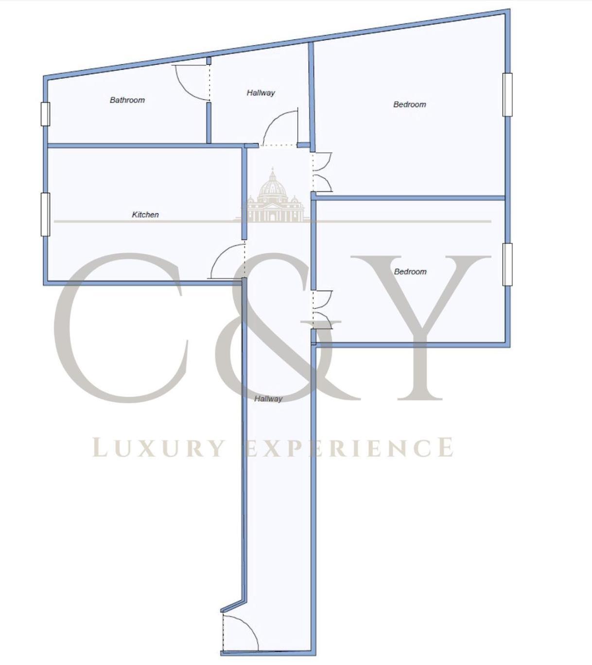 C&Y Apartments - Roma Prati - Luxury Double Studio With Kitchen Buitenkant foto
